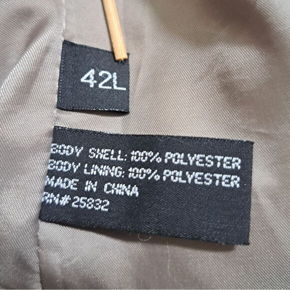 Circle S Western blazer jacket sport coat cowboy gray microfiber yoke size 42L - Picture 4 of 15